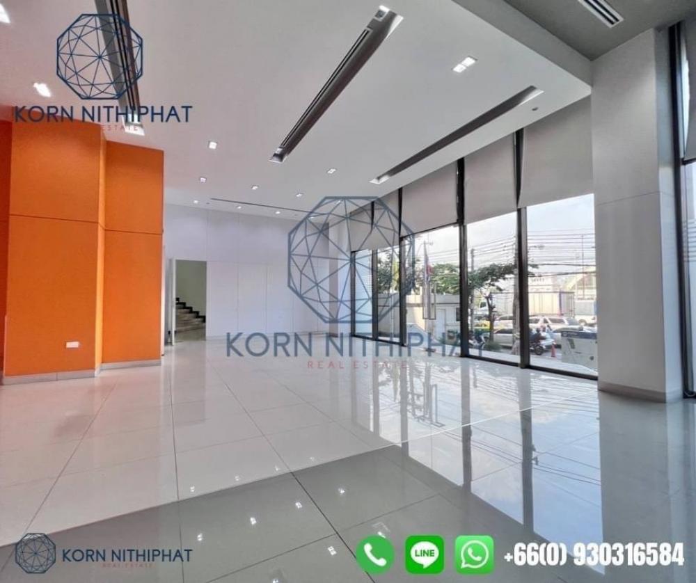 For RentOfficeSiam Paragon ,Chulalongkorn,Samyan : Showroom style office for rent on the 1st floor @Hua Lamphong | Office Showroom for Rental | Free decoration period 1 month !!!