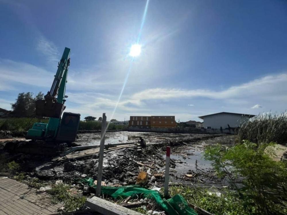 ขายที่ดินลาดกระบัง สุวรรณภูมิ : ขายที่ดิน 590 ตารางวา ติดถนนเฉลิมพระเกียรติ ร.9 เขตประเวศ ทำเลดี ติดถนนใหญ่ | เหมาะสร้างออฟฟิศ โกดัง