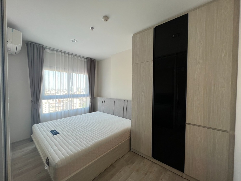 For RentCondoRamkhamhaeng, Hua Mak : For rent: Niche Mono Ramkhamhaeng 1 bed plus 38 sq m, Building B, 28th floor, corner room, fully furnished and electric appliances, ready to move in