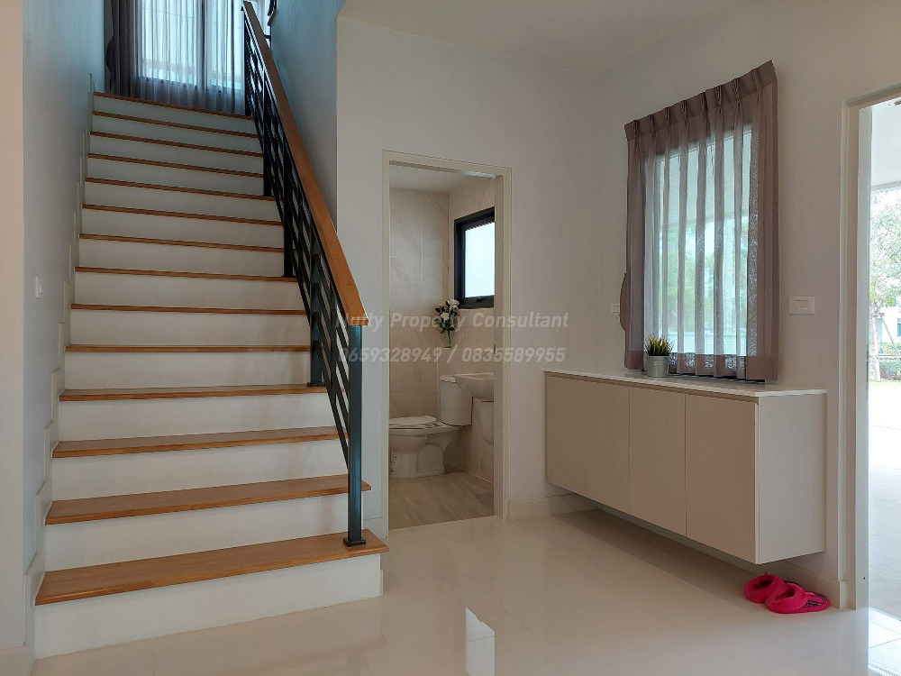 For SaleHouseBangna, Bearing, Lasalle : Centro Bangna, new house ready to move in Full function, the largest type in the project