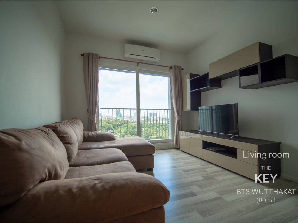 ให้เช่าคอนโดท่าพระ ตลาดพลู วุฒากาศ : for rent The key wuttakart 2bed 🍭 super deal