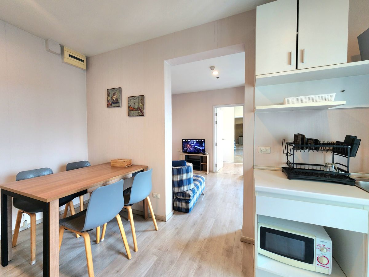 For RentCondoNonthaburi, Bang Yai, Bangbuathong : Status as shown in the cover photo** Room available, 2 balconies, north side, 4 air conditioners!!**For rent, Plum Condo Central Station Phase 1, 2 bedrooms, ready to move in**Rooms like this don't come around often SN490 .31