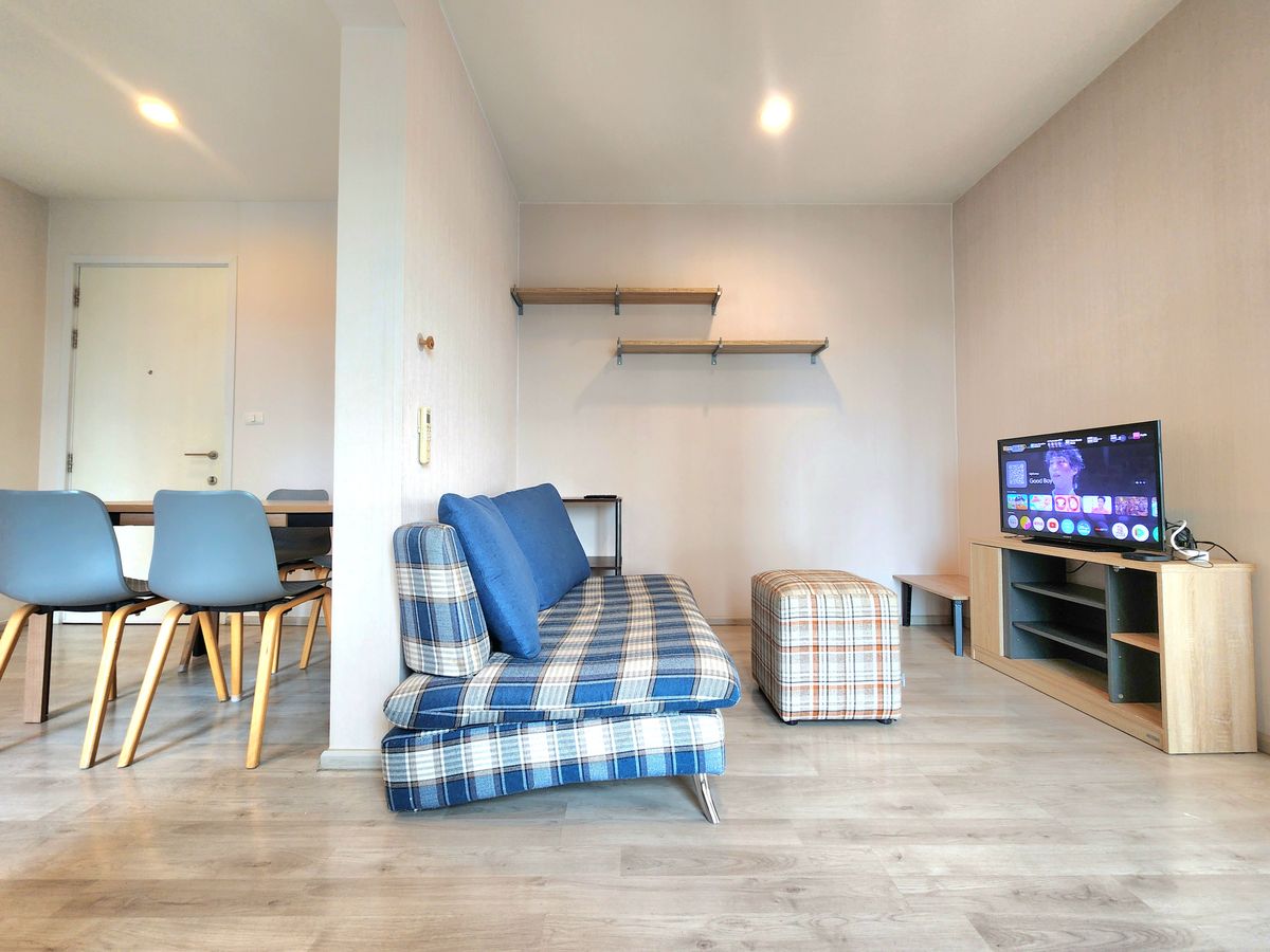 For RentCondoNonthaburi, Bang Yai, Bangbuathong : Status as shown in the cover photo** Room available, 2 balconies, north side, 4 air conditioners!!**For rent, Plum Condo Central Station Phase 1, 2 bedrooms, ready to move in**Rooms like this don't come around often SN490 .31