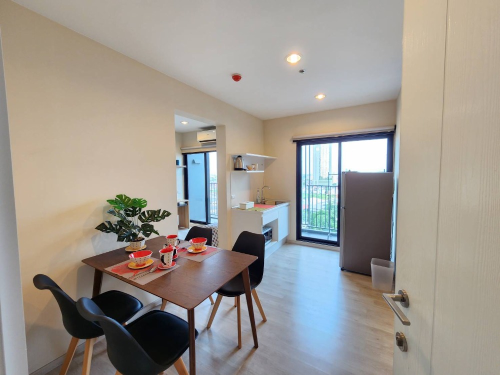 For RentCondoNonthaburi, Bang Yai, Bangbuathong : **The room is empty. Beautiful room, comfortable decoration ** Condo for rent, Plum Condo Central Station Phase 2, 2 bedrooms, 2 bathrooms SN490.31