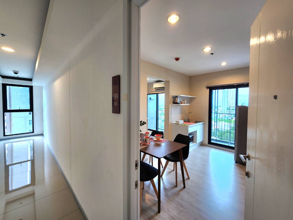For RentCondoNonthaburi, Bang Yai, Bangbuathong : **The room is empty. Beautiful room, comfortable decoration ** Condo for rent, Plum Condo Central Station Phase 2, 2 bedrooms, 2 bathrooms SN490.31