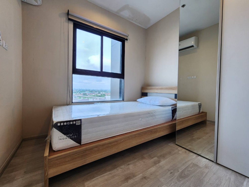 For RentCondoNonthaburi, Bang Yai, Bangbuathong : **The room is empty. Beautiful room, comfortable decoration ** Condo for rent, Plum Condo Central Station Phase 2, 2 bedrooms, 2 bathrooms SN490.31