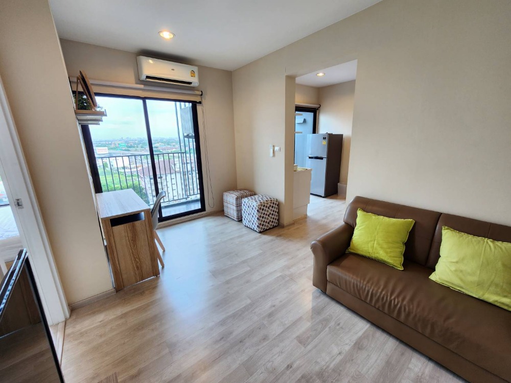 For RentCondoNonthaburi, Bang Yai, Bangbuathong : **The room is empty. Beautiful room, comfortable decoration ** Condo for rent, Plum Condo Central Station Phase 2, 2 bedrooms, 2 bathrooms SN490.31