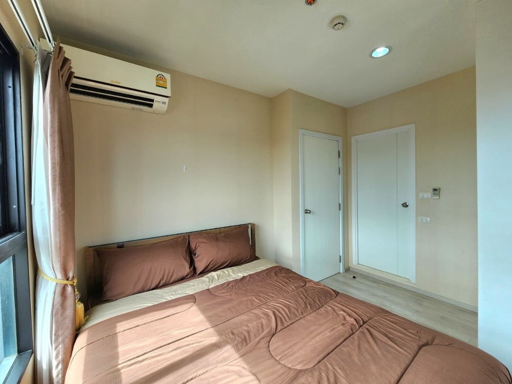 For RentCondoNonthaburi, Bang Yai, Bangbuathong : ** Empty room, beautiful room, with after-rental care ** For rent, Plum Condo Central Station Phase 2, 2 bedrooms, 2 bathrooms, 10th floor, not loud, waiting for the elevator for a long time SN490.32