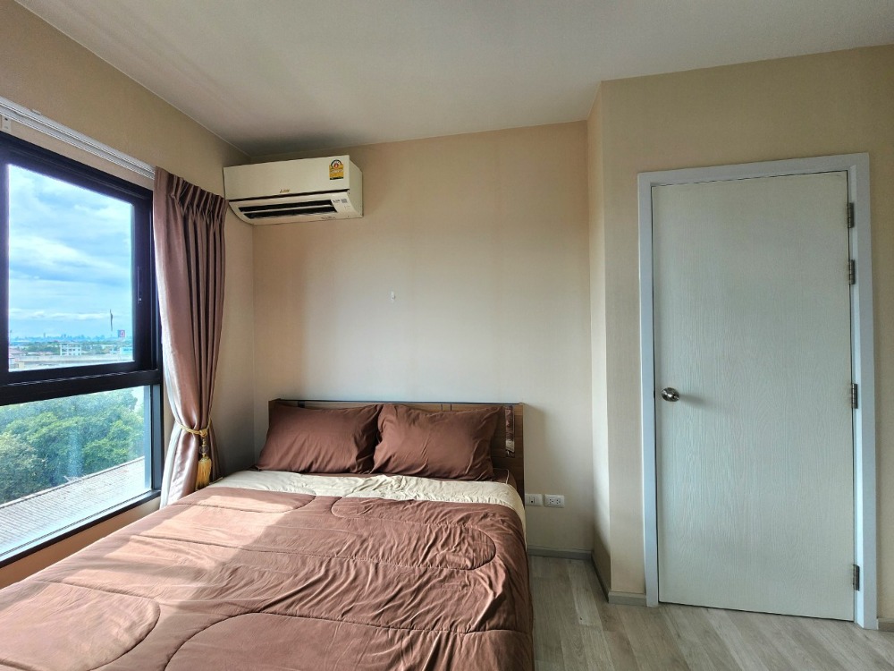 For RentCondoNonthaburi, Bang Yai, Bangbuathong : ** Empty room, beautiful room, with after-rental care ** For rent, Plum Condo Central Station Phase 2, 2 bedrooms, 2 bathrooms, 10th floor, not loud, waiting for the elevator for a long time SN490.32
