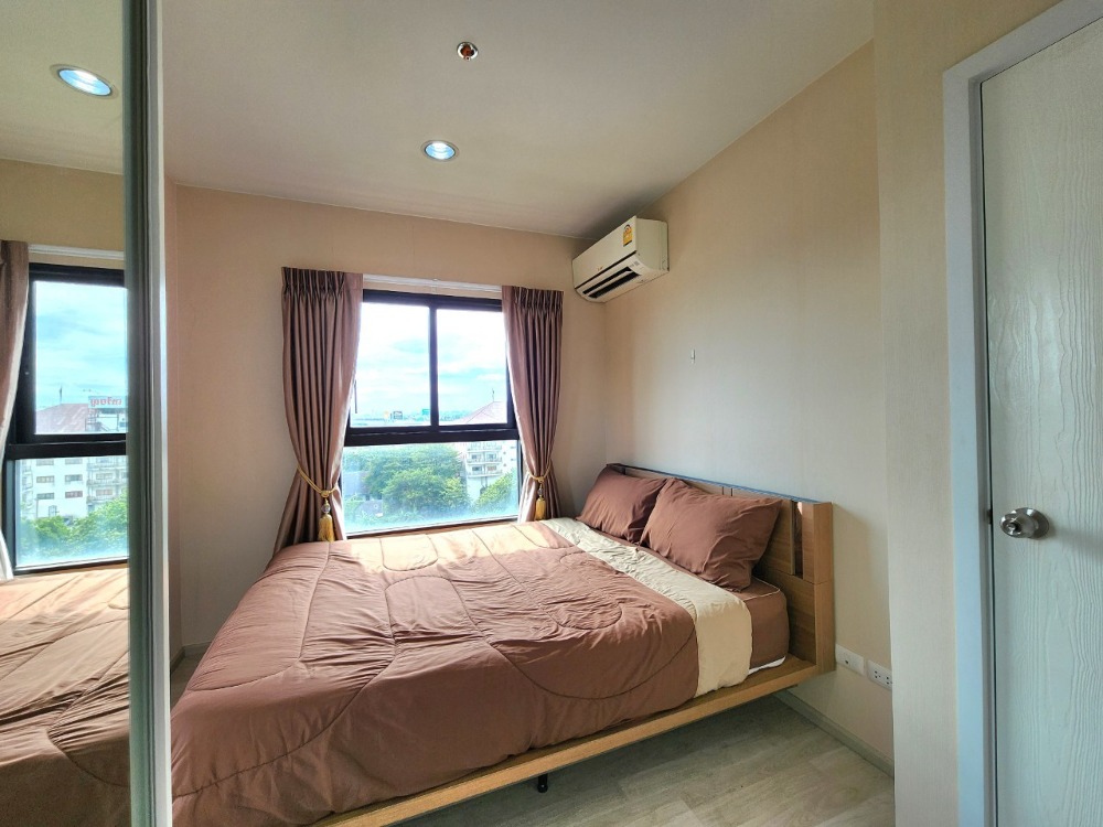 For RentCondoNonthaburi, Bang Yai, Bangbuathong : ** Empty room, beautiful room, with after-rental care ** For rent, Plum Condo Central Station Phase 2, 2 bedrooms, 2 bathrooms, 10th floor, not loud, waiting for the elevator for a long time SN490.32