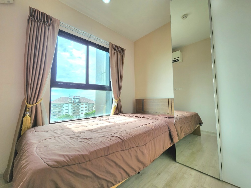 For RentCondoNonthaburi, Bang Yai, Bangbuathong : ** Empty room, beautiful room, with after-rental care ** For rent, Plum Condo Central Station Phase 2, 2 bedrooms, 2 bathrooms, 10th floor, not loud, waiting for the elevator for a long time SN490.32