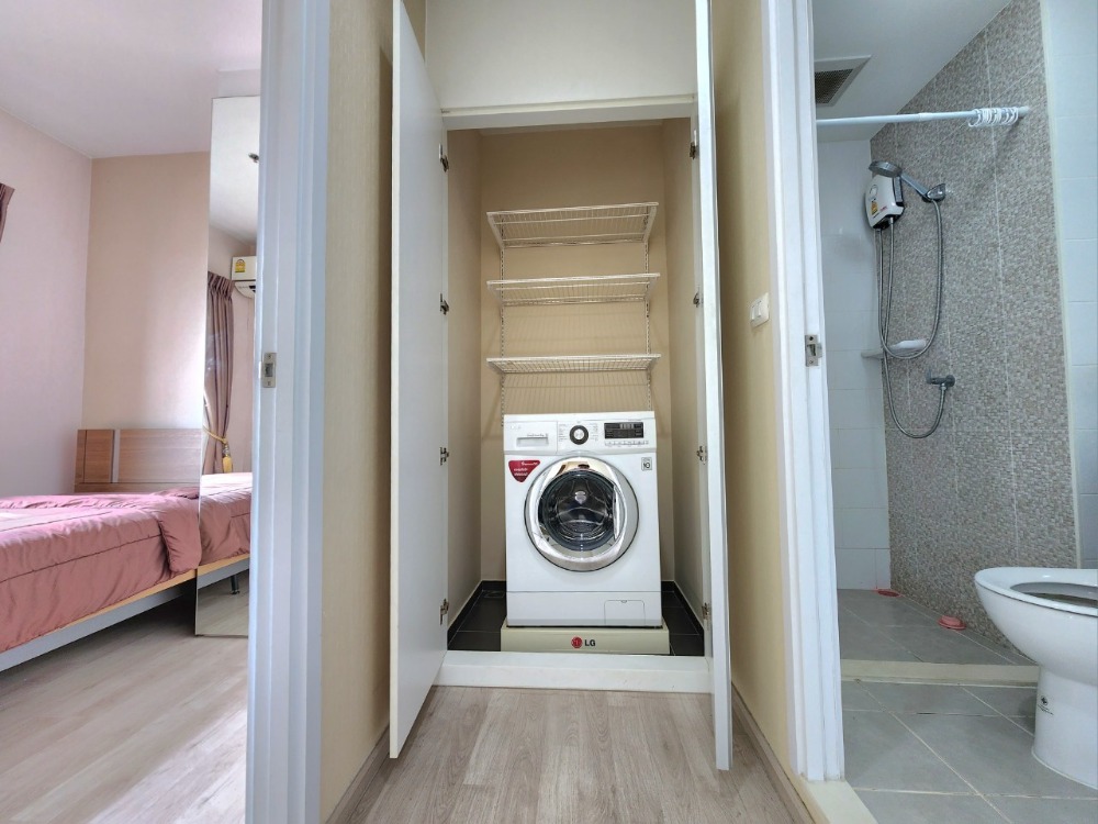 For RentCondoNonthaburi, Bang Yai, Bangbuathong : ** Empty room, beautiful room, with after-rental care ** For rent, Plum Condo Central Station Phase 2, 2 bedrooms, 2 bathrooms, 10th floor, not loud, waiting for the elevator for a long time SN490.32