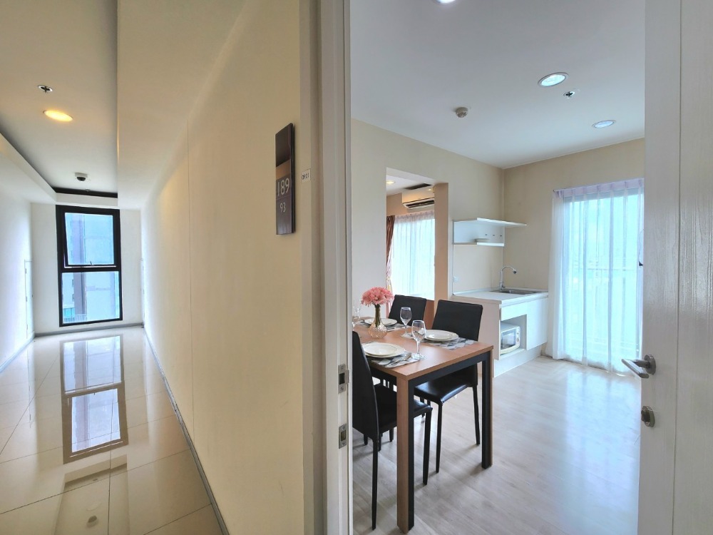 For RentCondoNonthaburi, Bang Yai, Bangbuathong : ** Empty room, beautiful room, with after-rental care ** For rent, Plum Condo Central Station Phase 2, 2 bedrooms, 2 bathrooms, 10th floor, not loud, waiting for the elevator for a long time SN490.32