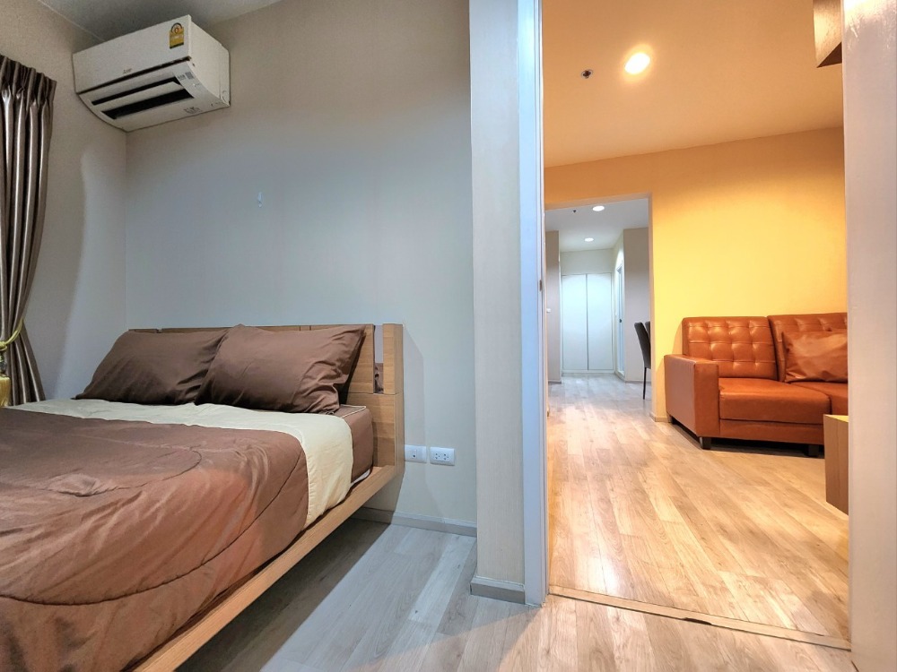 For RentCondoNonthaburi, Bang Yai, Bangbuathong : ** Empty room, beautiful room, with after-rental care ** For rent, Plum Condo Central Station Phase 2, 2 bedrooms, 2 bathrooms, 10th floor, not loud, waiting for the elevator for a long time SN490.32