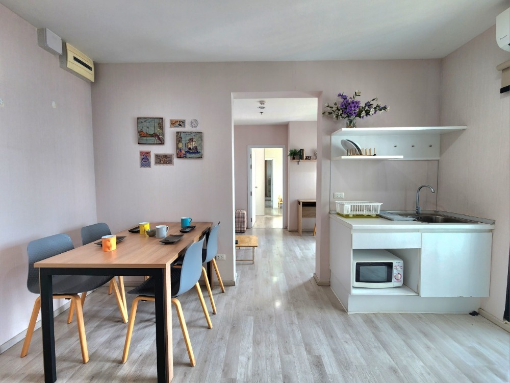 For RentCondoNonthaburi, Bang Yai, Bangbuathong : Status as shown in the cover photo** Room available, 2 balconies, north side, 4 air conditioners!!**For rent, Plum Condo Central Station Phase 1, 2 bedrooms, ready to move in**Rooms like this don't come around often SN490 .31