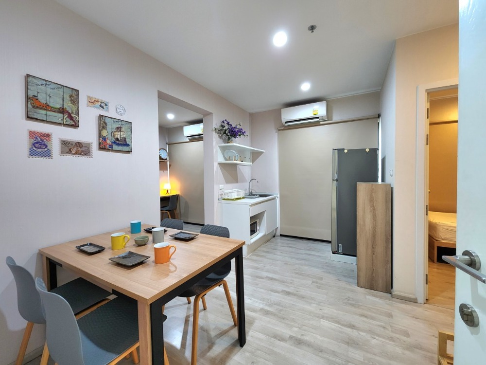 For RentCondoNonthaburi, Bang Yai, Bangbuathong : Status as shown in the cover photo** Room available, 2 balconies, north side, 4 air conditioners!!**For rent, Plum Condo Central Station Phase 1, 2 bedrooms, ready to move in**Rooms like this don't come around often SN490 .31