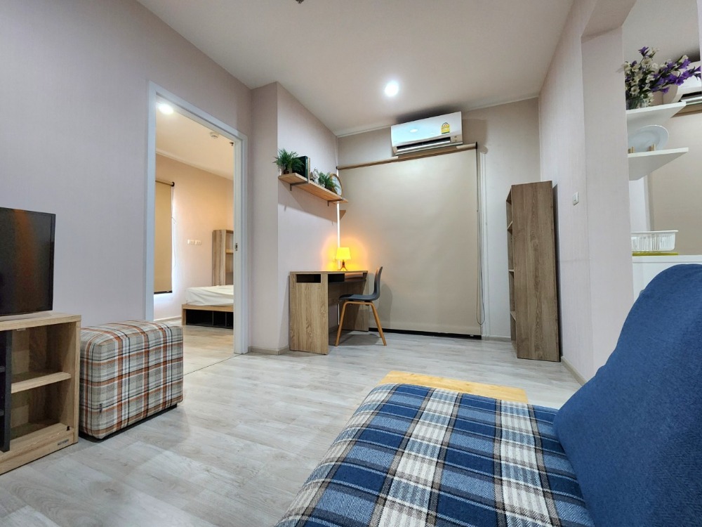 For RentCondoNonthaburi, Bang Yai, Bangbuathong : Status as shown in the cover photo** Room available, 2 balconies, north side, 4 air conditioners!!**For rent, Plum Condo Central Station Phase 1, 2 bedrooms, ready to move in**Rooms like this don't come around often SN490 .31