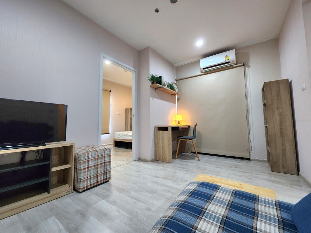 For RentCondoNonthaburi, Bang Yai, Bangbuathong : Status as shown in the cover photo** Room available, 2 balconies, north side, 4 air conditioners!!**For rent, Plum Condo Central Station Phase 1, 2 bedrooms, ready to move in**Rooms like this don't come around often SN490 .31