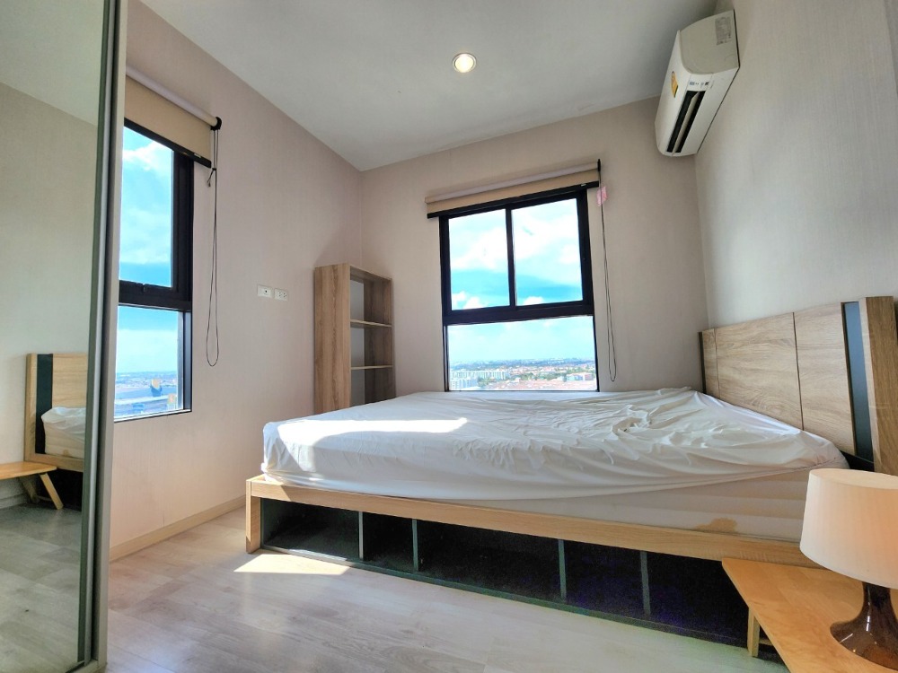 For RentCondoNonthaburi, Bang Yai, Bangbuathong : Status as shown in the cover photo** Room available, 2 balconies, north side, 4 air conditioners!!**For rent, Plum Condo Central Station Phase 1, 2 bedrooms, ready to move in**Rooms like this don't come around often SN490 .31