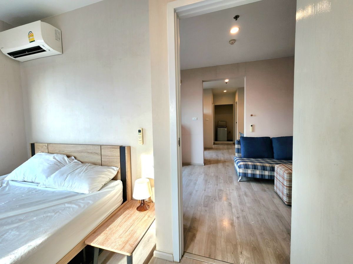 For RentCondoNonthaburi, Bang Yai, Bangbuathong : Status as shown in the cover photo** Room available, 2 balconies, north side, 4 air conditioners!!**For rent, Plum Condo Central Station Phase 1, 2 bedrooms, ready to move in**Rooms like this don't come around often SN490 .31