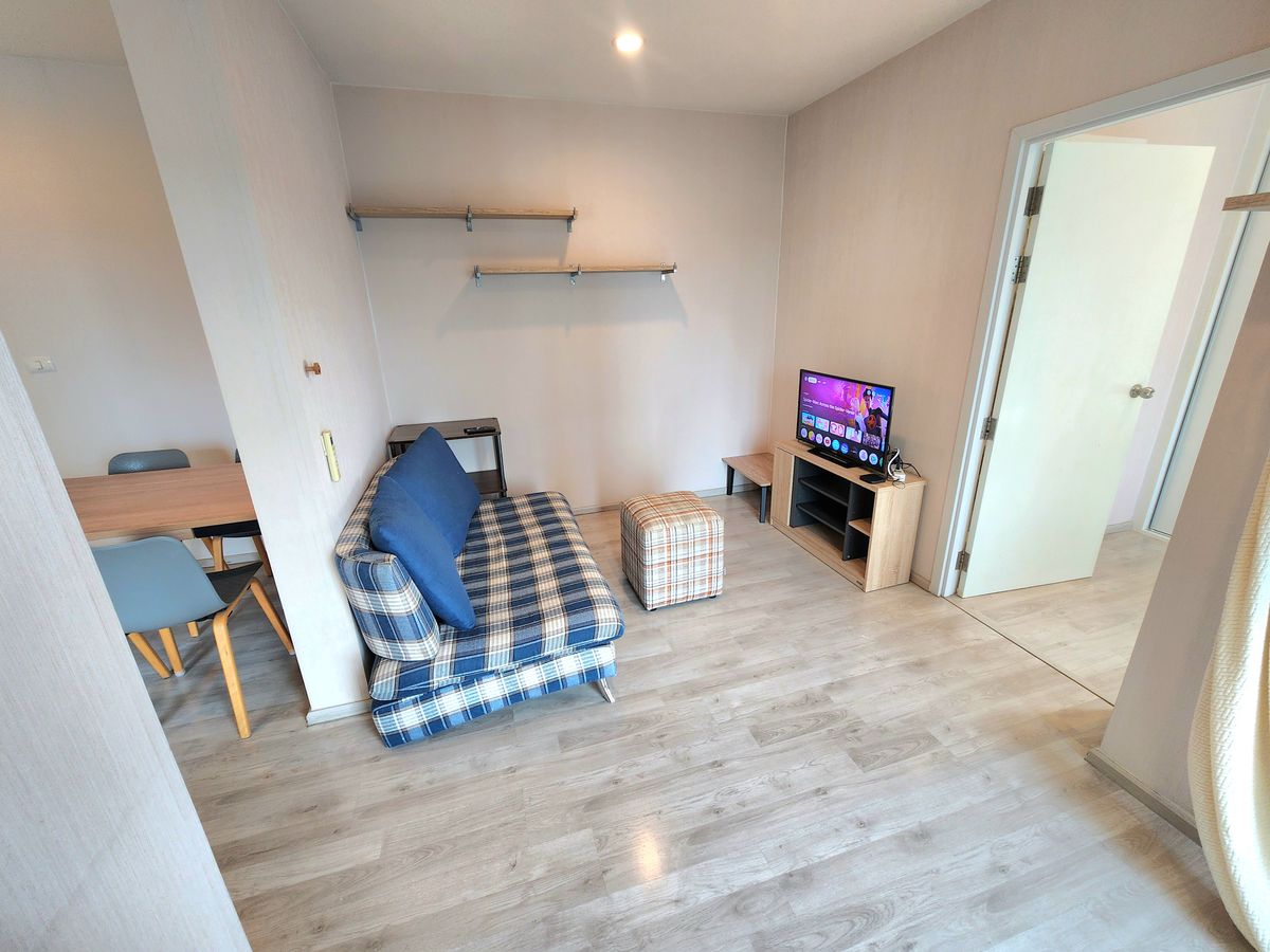 For RentCondoNonthaburi, Bang Yai, Bangbuathong : Status as shown in the cover photo** Room available, 2 balconies, north side, 4 air conditioners!!**For rent, Plum Condo Central Station Phase 1, 2 bedrooms, ready to move in**Rooms like this don't come around often SN490 .31