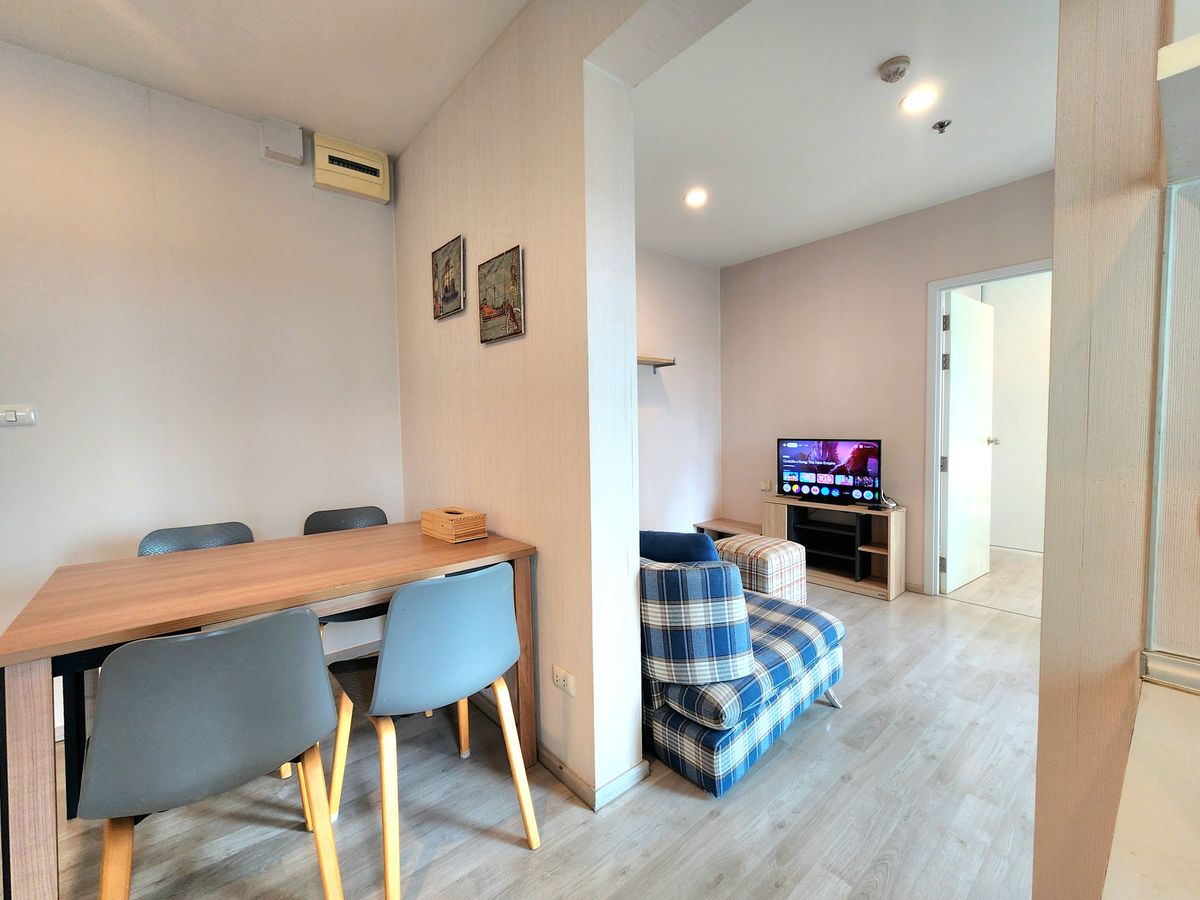 For RentCondoNonthaburi, Bang Yai, Bangbuathong : Status as shown in the cover photo** Room available, 2 balconies, north side, 4 air conditioners!!**For rent, Plum Condo Central Station Phase 1, 2 bedrooms, ready to move in**Rooms like this don't come around often SN490 .31