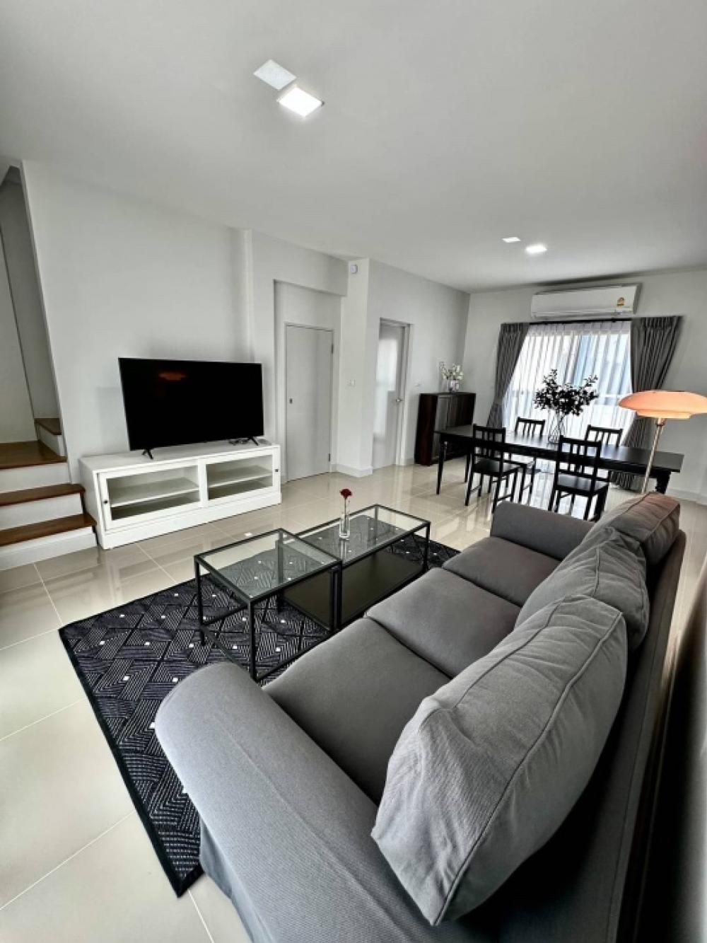 For RentTownhomeBangna, Bearing, Lasalle : For rent, 2-storey townhome, 𝗣𝗟𝗘𝗡𝗢 Sukhumvit Bangna 2 project.