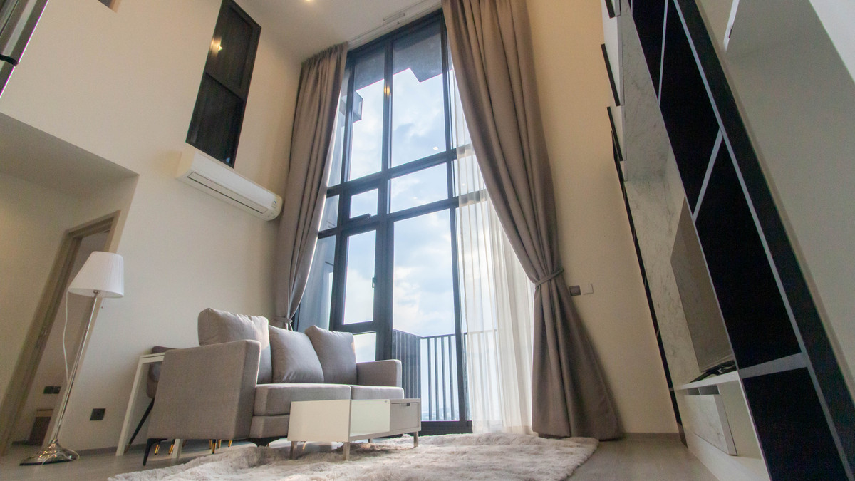 For RentCondoOnnut, Udomsuk : The Line Sukhumvit 101 Duplex 2 Bedroom 2 Bathroom Condo for rent near BTS Punnawithi