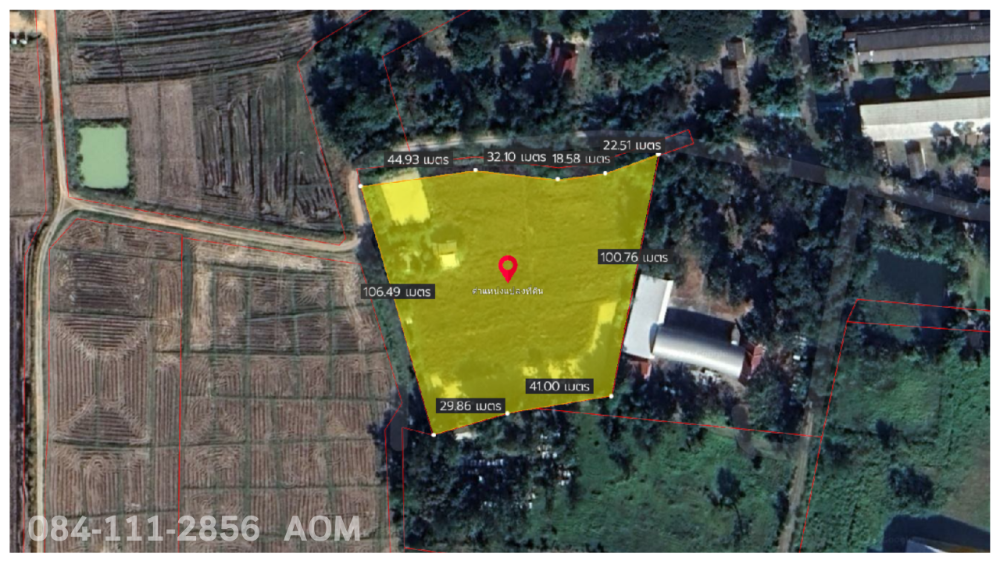 For SaleLandChiang Rai : Selling very cheaply!! Land 5-2-57 rai near Huay Sak Wittayakhom School Way to Rai Cherntawan, Chiang Rai Province