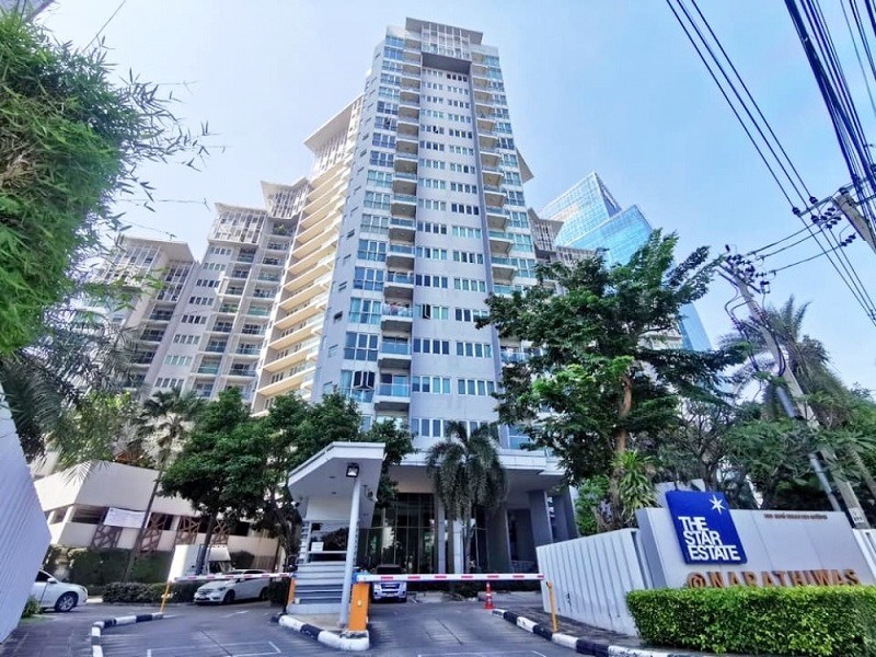For SaleCondoSathorn, Narathiwat : Condo for sale: The Star Estate At Narathiwas (The Star Estate At Narathiwat) 72 square meters, 7th floor, Narathiwat Ratchanakarin Road. Near Ratchadaphisek Road Behind Lotus Rama 3, Chong Nonsi Subdistrict, Yannawa District, Bangkok