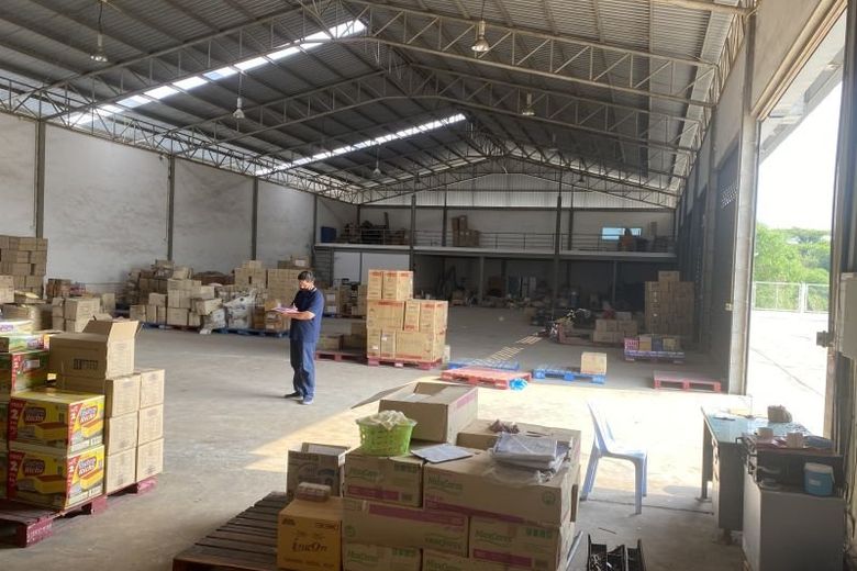 ขายที่ดินอยุธยา : ขายที่ดิน พร้อมอาคารสำนักงาน 3 ชั้น และ โกดังสินค้า 3 หลัง บนที่ดิน  9-3-81 ไร่  ต.บ้านเกาะ พระนครศรีอยุธยา  ขายรวม 115 ลบ.*