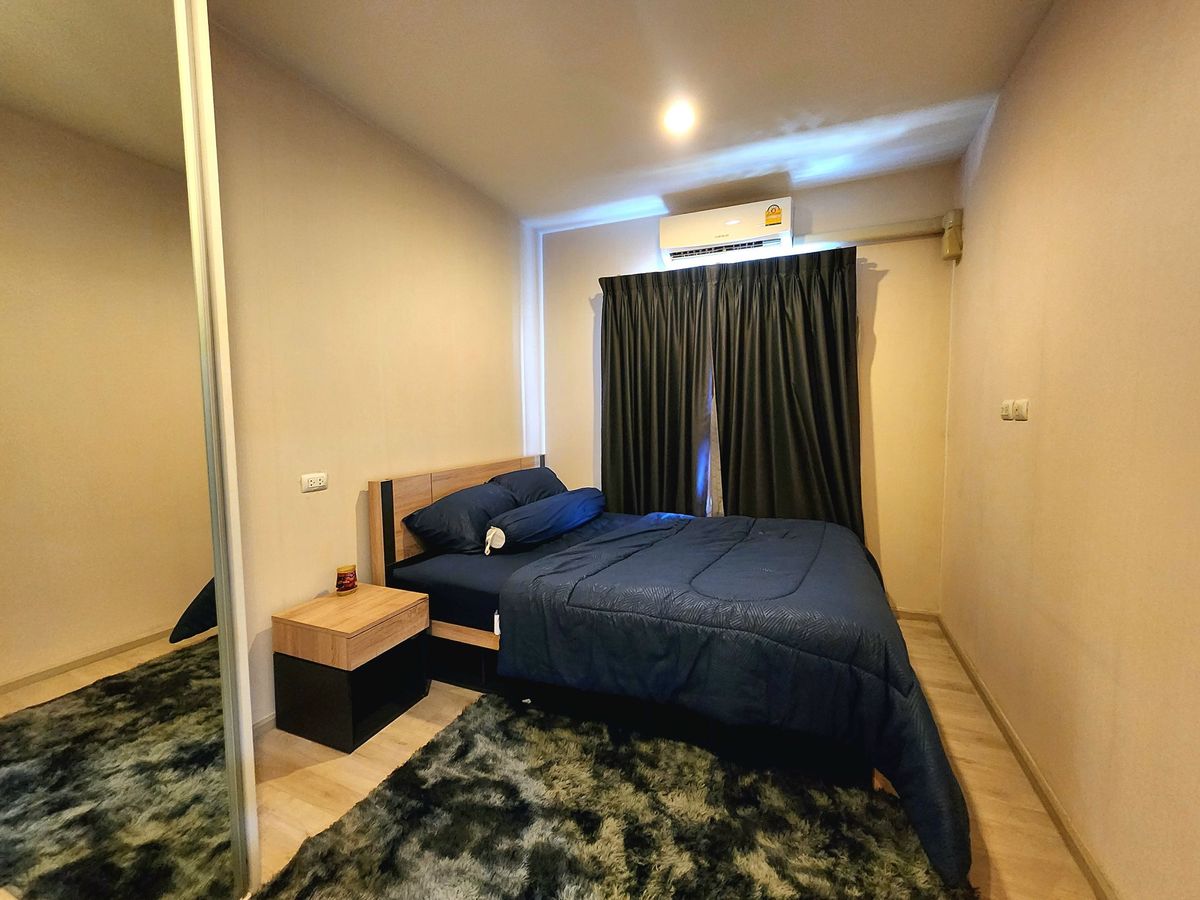 For RentCondoNonthaburi, Bang Yai, Bangbuathong : Status as shown in the cover photo**Vacant room, newly purchased washing machine** For rent, Plum Central Phase 1!! Real room photos, real sound!! East view, morning sun is not hot SN490.46