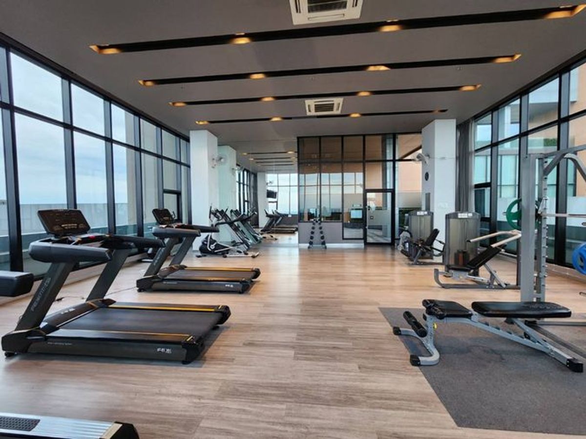 For RentCondoNonthaburi, Bang Yai, Bangbuathong : Status as shown in the cover photo**Vacant room, newly purchased washing machine** For rent, Plum Central Phase 1!! Real room photos, real sound!! East view, morning sun is not hot SN490.46