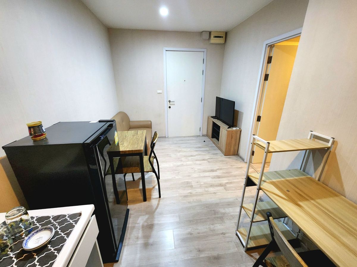 For RentCondoNonthaburi, Bang Yai, Bangbuathong : Status as shown in the cover photo**Vacant room, newly purchased washing machine** For rent, Plum Central Phase 1!! Real room photos, real sound!! East view, morning sun is not hot SN490.46