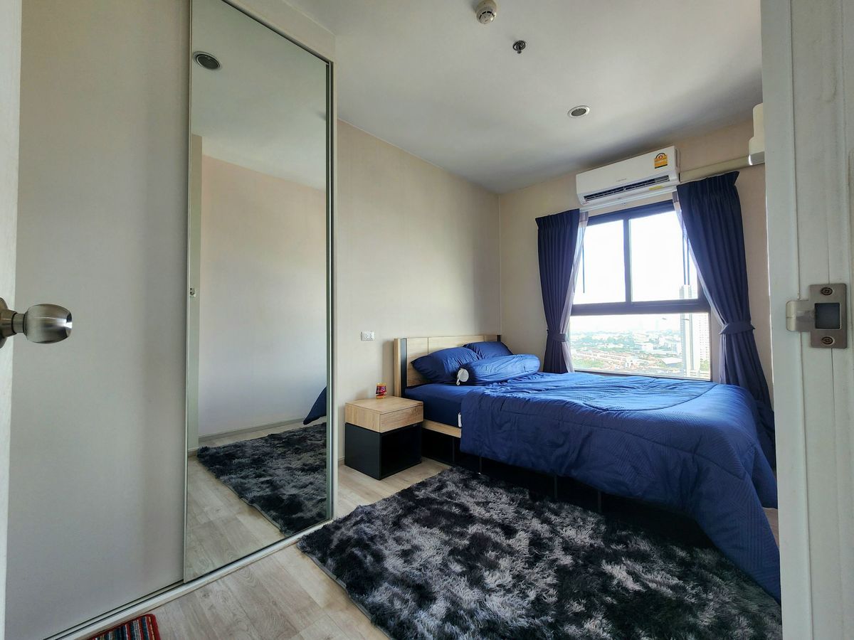 For RentCondoNonthaburi, Bang Yai, Bangbuathong : Status as shown in the cover photo**Vacant room, newly purchased washing machine** For rent, Plum Central Phase 1!! Real room photos, real sound!! East view, morning sun is not hot SN490.46