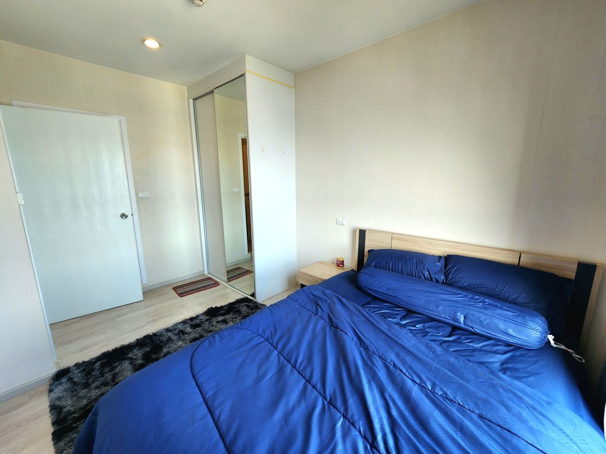 For RentCondoNonthaburi, Bang Yai, Bangbuathong : Status as shown in the cover photo**Vacant room, newly purchased washing machine** For rent, Plum Central Phase 1!! Real room photos, real sound!! East view, morning sun is not hot SN490.46