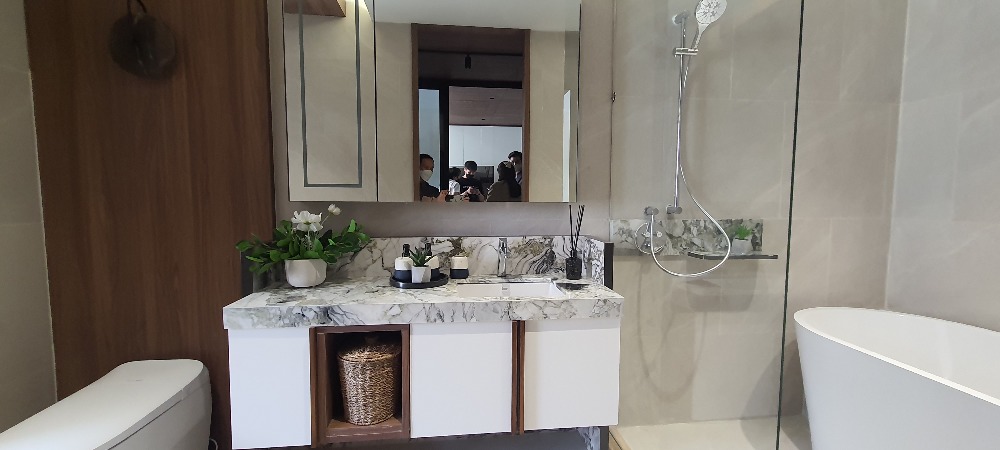 Sale DownCondoSilom, Saladaeng, Bangrak : (Owner post) Romm Convent, the most beautiful room plan, 48 sq m, with real view photos, taken from the actual land plot, south side, open view, Sathorn