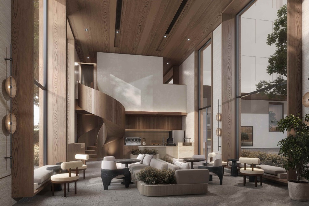 Sale DownCondoSilom, Saladaeng, Bangrak : (Owner post) Romm Convent, the most beautiful room plan, 48 sq m, with real view photos, taken from the actual land plot, south side, open view, Sathorn