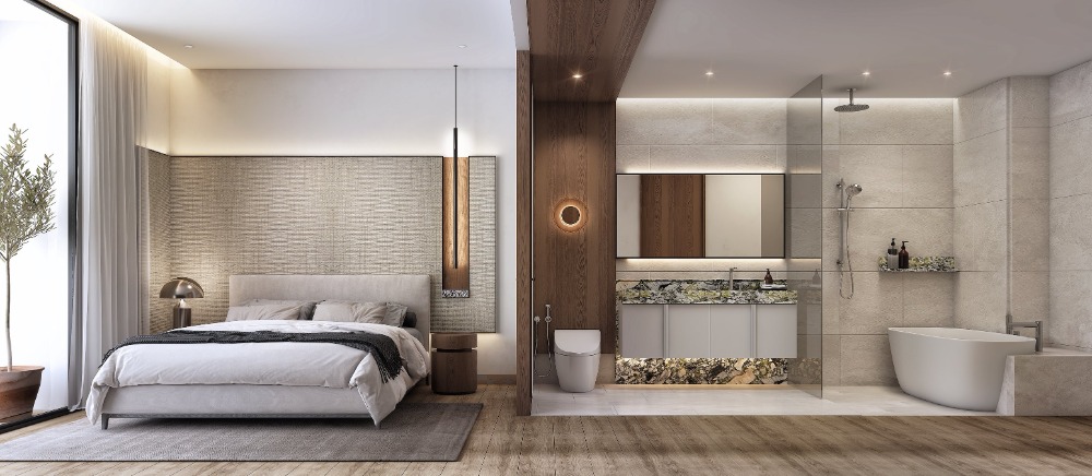 Sale DownCondoSilom, Saladaeng, Bangrak : (Owner post) Romm Convent, the most beautiful room plan, 48 sq m, with real view photos, taken from the actual land plot, south side, open view, Sathorn