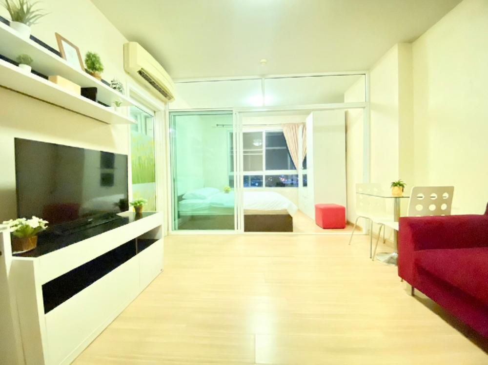 For RentCondoNawamin, Ramindra : Condo for rent, Plum Nawamin 86 Plum Condo Nawamin 30 sqm. Price 7,000 baht. New room, Building B, 7th floor, corner room 
 
