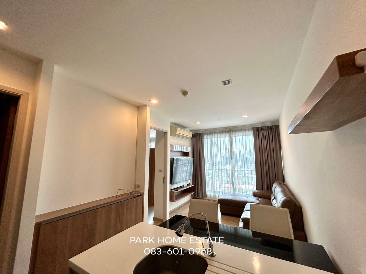 For RentCondoOnnut, Udomsuk : For rent, Rhythm Sukhumvit 50 🚋 BTS On Nut / size 35 sq m, 1 bedroom, room partition ✨   いらっしゃいませ