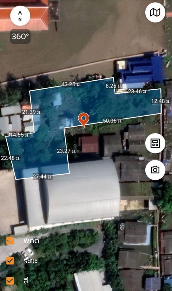 For SaleLandPathum Thani,Rangsit, Thammasat : For sale near the Chao Phraya River, Klong Kwai, Sam Khok, Pathum Thani.