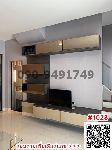 For RentTownhomeNawamin, Ramindra : Townhome for rent, The Terrace Ramintra 65, fully furnished