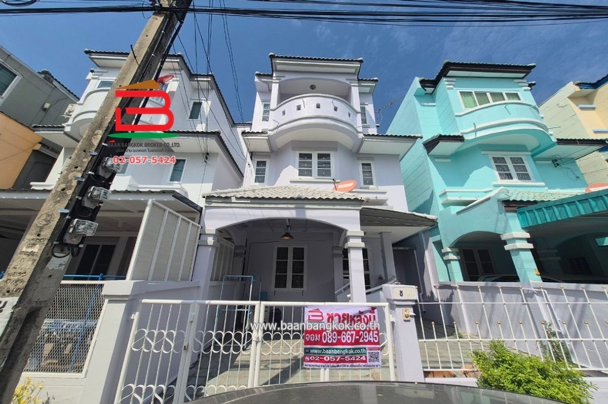 ขายทาวน์โฮมวิภาวดี ดอนเมือง หลักสี่ : ขาย/เช่า ทาวน์โฮม หมู่บ้าน เศรณี ดอนเมือง-สรงประภา เนื้อที่ 27.6 ตรว. ซ.วัดเวฬุวนาราม 18 ถนนวิภาวดี-รังสิต เขตดอนเมือง กรุงเทพฯ