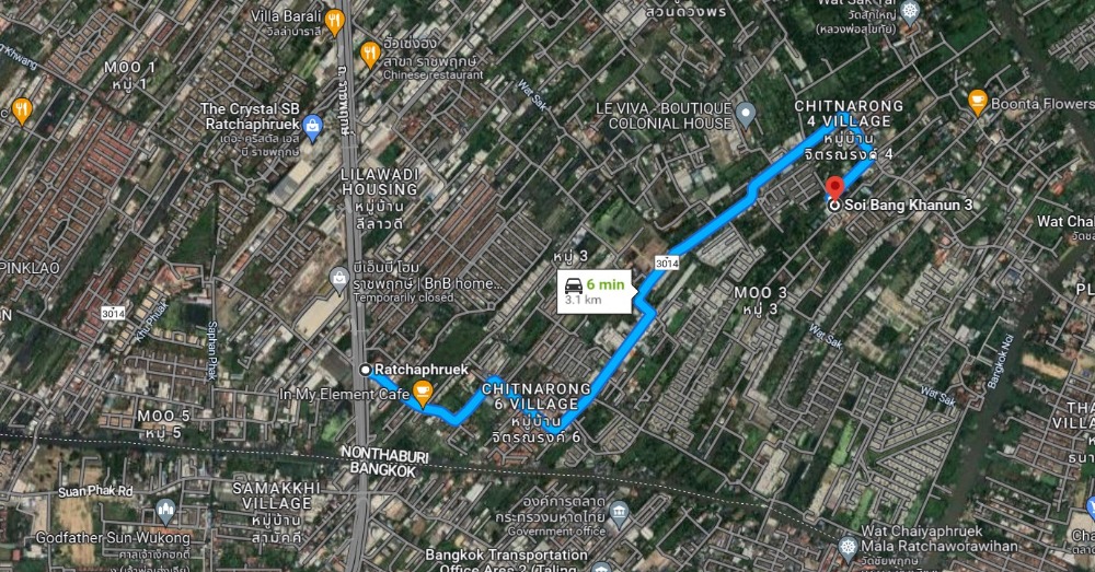 ขายที่ดินพระราม 5 ราชพฤกษ์ บางกรวย : ขาย ที่ดิน 200 ตร.วา แปลงมุม ซ.บางขนุน 1 บางกรวย นนทบุรี จาก ถ. ราชพฤกษ์ เพียง 3 กม.