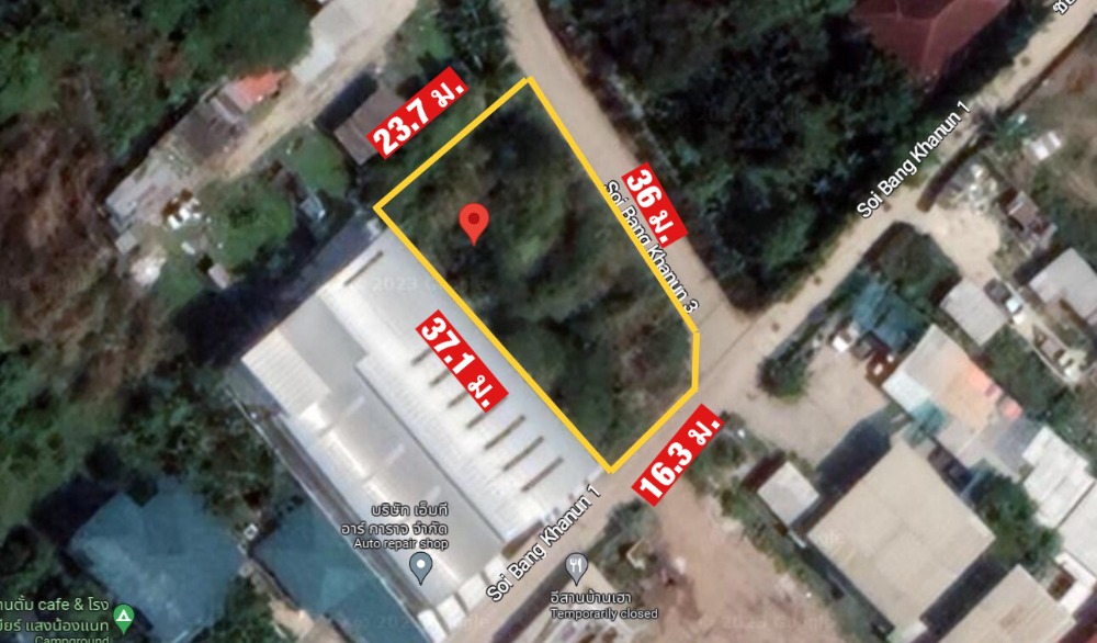 ขายที่ดินพระราม 5 ราชพฤกษ์ บางกรวย : ขาย ที่ดิน 200 ตร.วา แปลงมุม ซ.บางขนุน 1 บางกรวย นนทบุรี จาก ถ. ราชพฤกษ์ เพียง 3 กม.