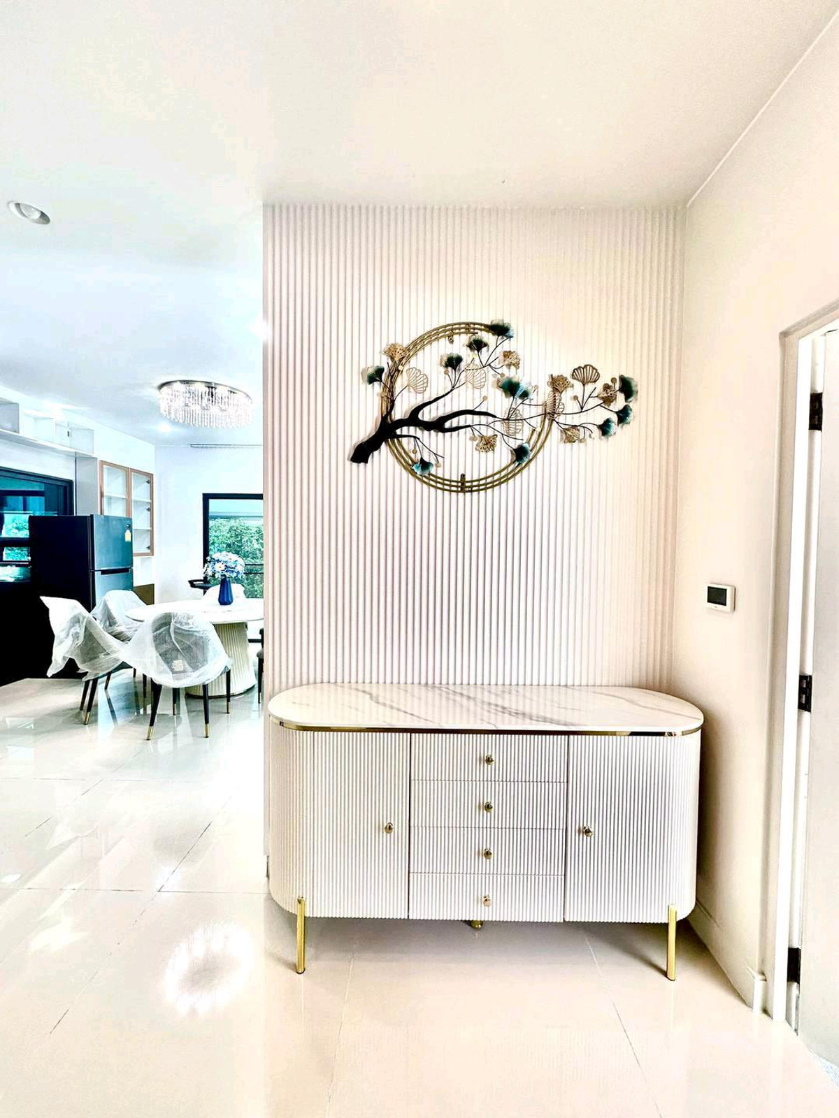 For RentHousePattanakan, Srinakarin : 🍒Single house for rent, Setthasiri Krungthep Kreetha Phase 2, very new, can travel 2 routes, Ramkhamhaeng and Kreetha Tad Mai.