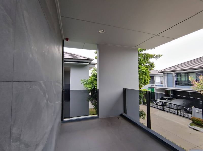 For RentHousePattanakan, Srinakarin : 🍒Single house for rent, Setthasiri Krungthep Kreetha Phase 2, very new, can travel 2 routes, Ramkhamhaeng and Kreetha Tad Mai.