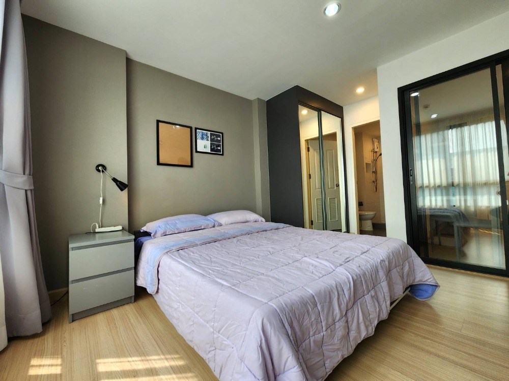 For RentCondoBangna, Bearing, Lasalle : **The room is empty. The decorated room is very beautiful. nice to stay Top floor ** Condo for rent, The Niche Mono Bangna project (The Niche Mono Bangna), only 910 from MRT Si Iam SN431.25