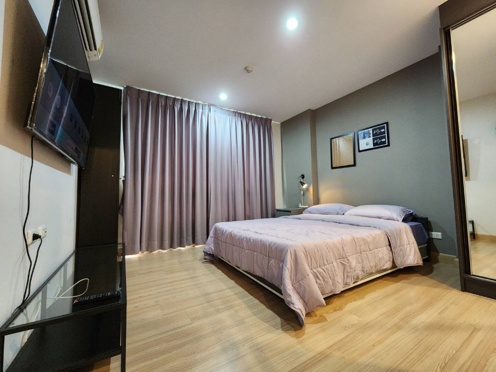 For RentCondoBangna, Bearing, Lasalle : **The room is empty. The decorated room is very beautiful. nice to stay Top floor ** Condo for rent, The Niche Mono Bangna project (The Niche Mono Bangna), only 910 from MRT Si Iam SN431.25